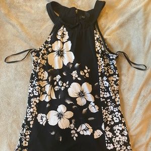 White House Black Market Sleeveless dress top